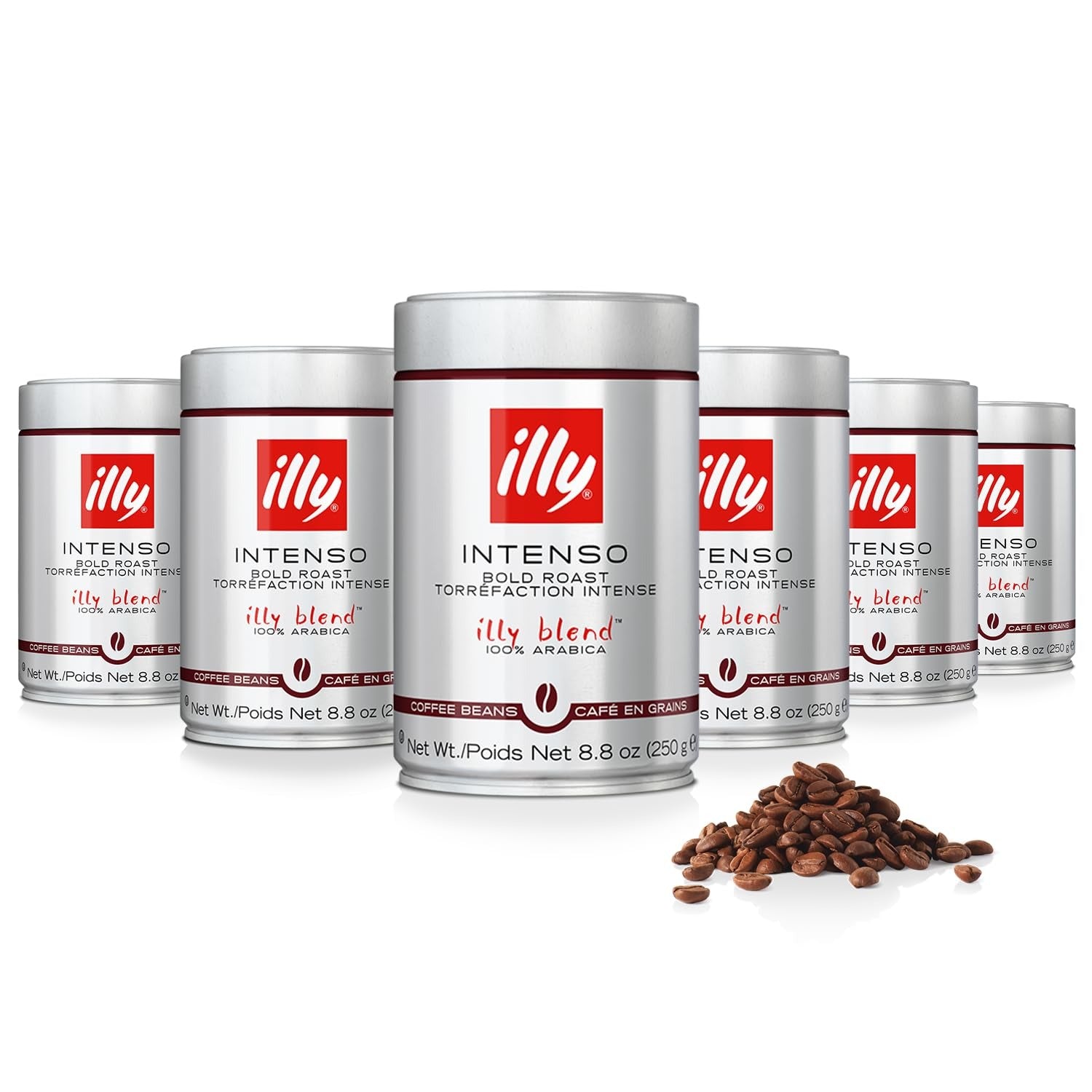 6 פחיות פולי קפה illy –  250 גרם