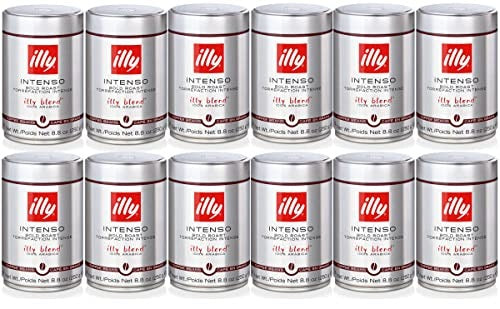 12 פחיות פולי קפה illy – 250 גרם