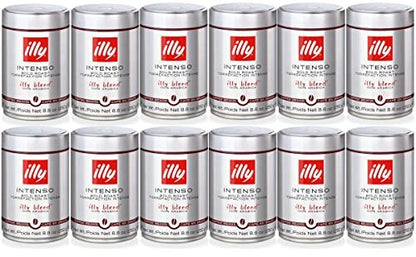 12 פחיות פולי קפה illy – 250 גרם