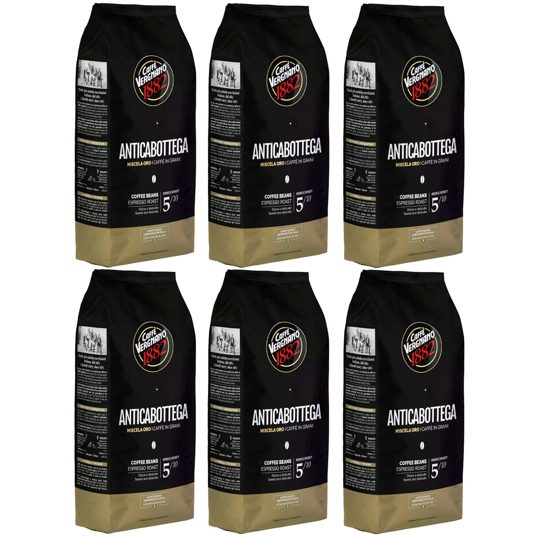 Caffe Vergnano Anticabottega Coffee Beans 6 kg
