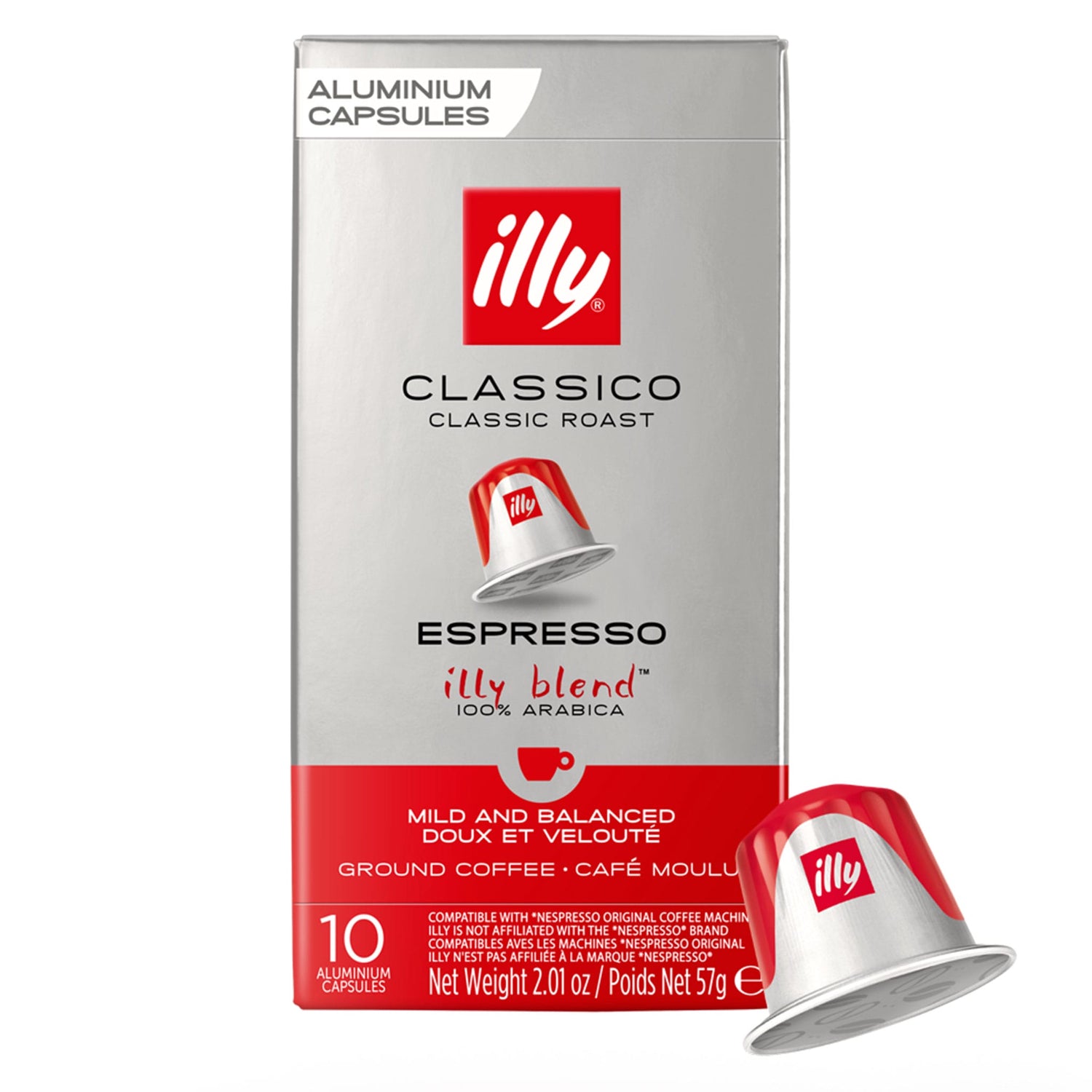 illy Nespresso Compatible Capsules Classico Medium Roast