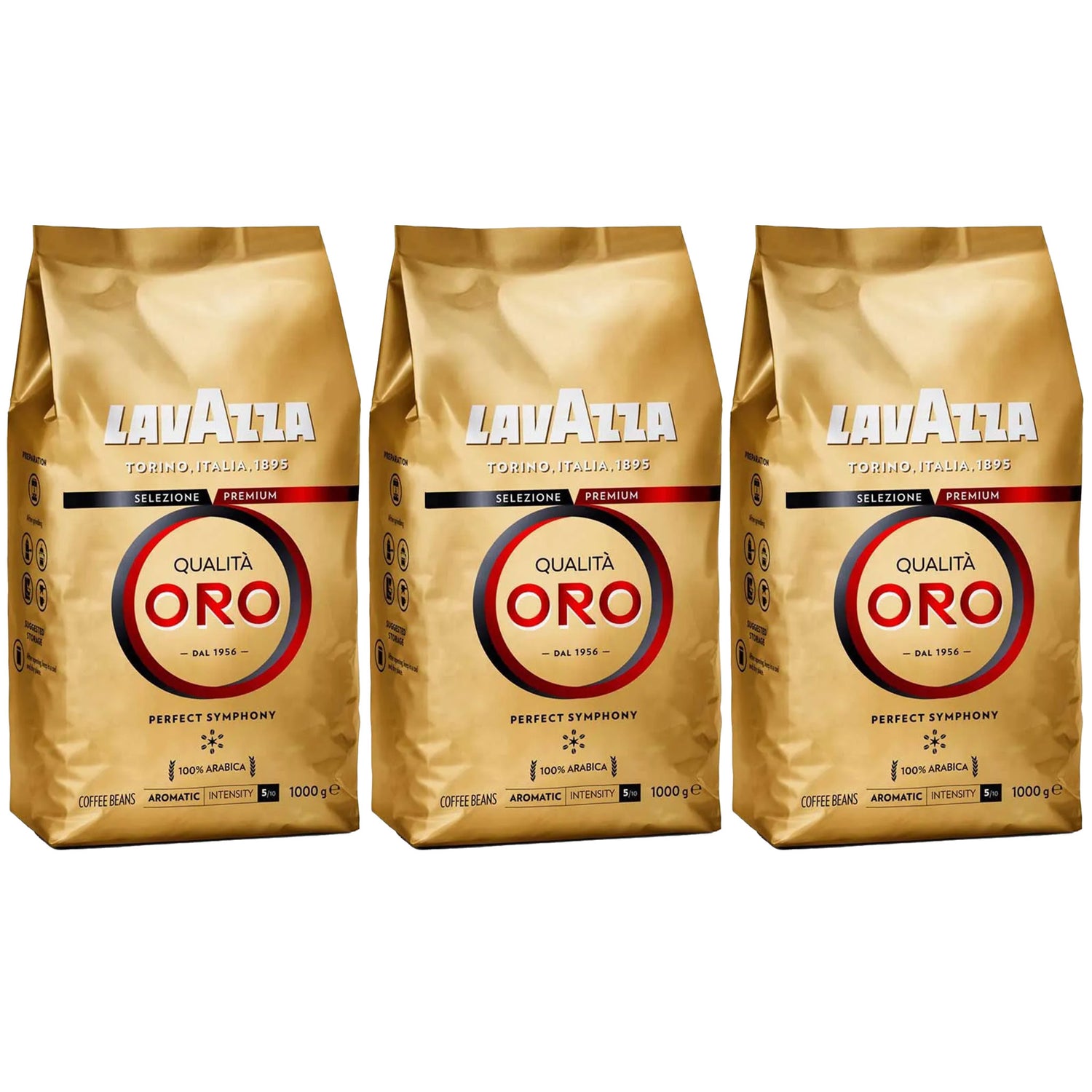 3 ק&quot;ג פולי קפה לוואצה אורו Lavazza Qualita ORO
