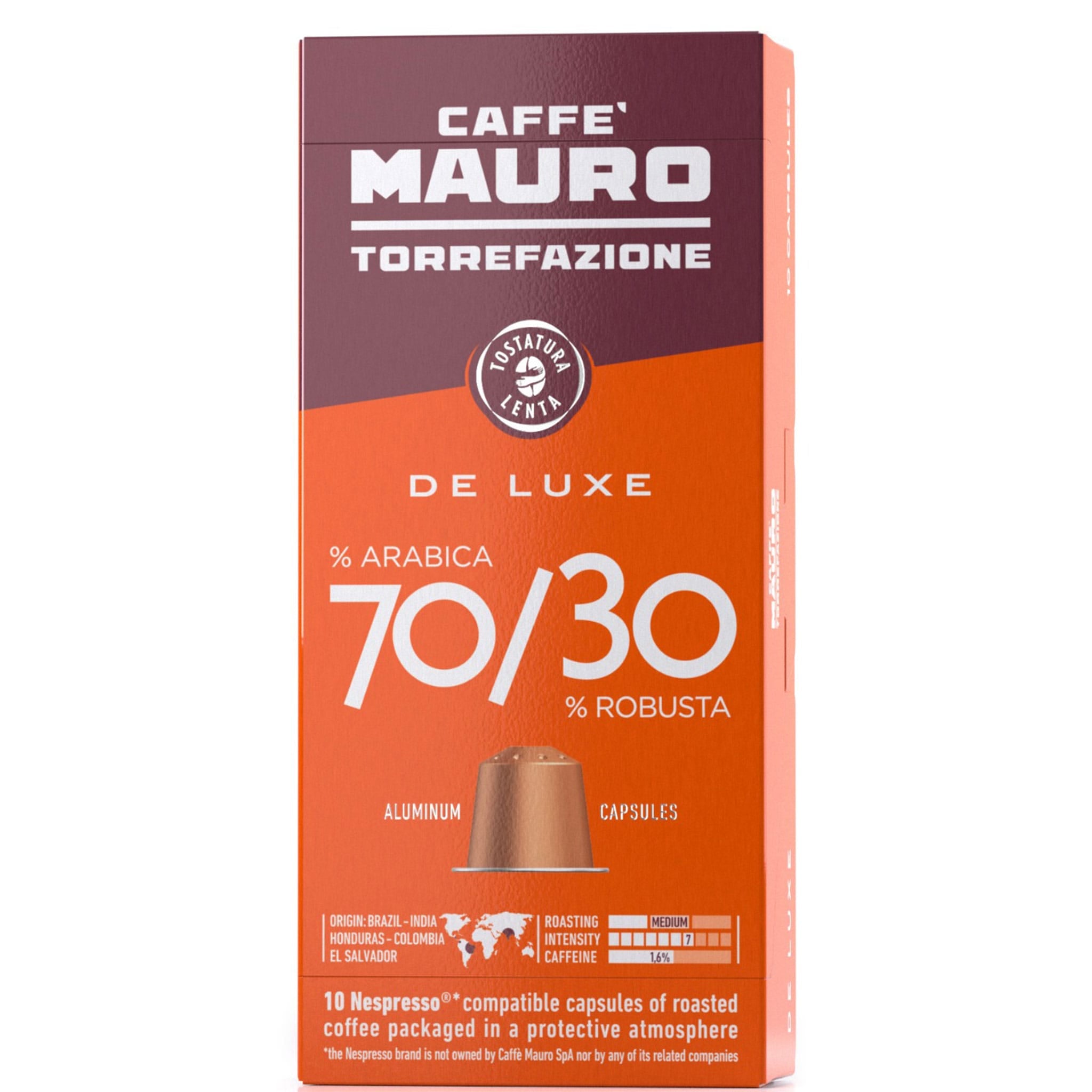 mauro de luxe capsules nespresso compatible