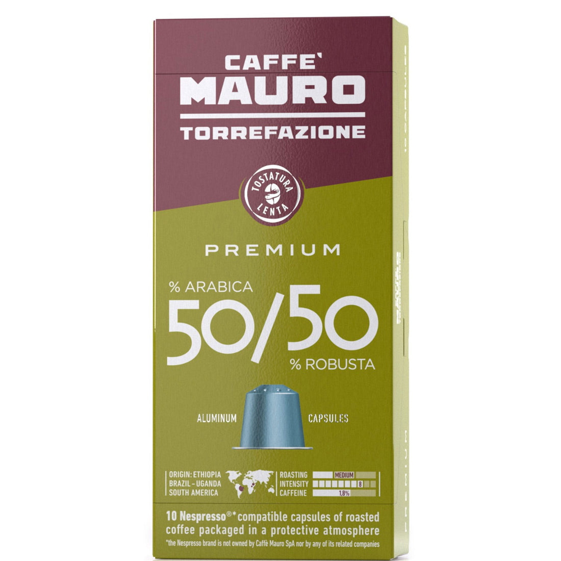 mauro premium capsules nespresso compatible