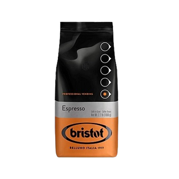 Bristot Espresso 1kg פולי קפה פולי קפה בריסטוט אספרסו 1 ק׳׳ג