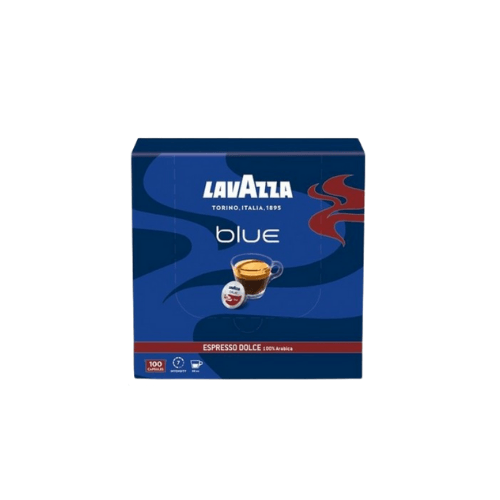 LAVAZZA BLUE DOLCE קפסולות לוואצה בלו דולצ׳ה 100 יחידות - קפה רויאל (6034265800869)