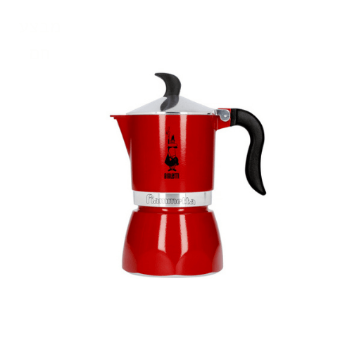 BIALETTI FIAMMETTA מקינטה 3 כוסות בצבע אדום ביאלטי פיאמטה - קפה רויאל (5731316826277)