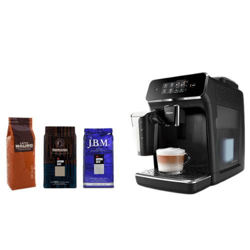 מכונת קפה פיליפס אומניה לאטה + 3 ק׳׳ג קפה איטלקי במתנה (5926838075557)