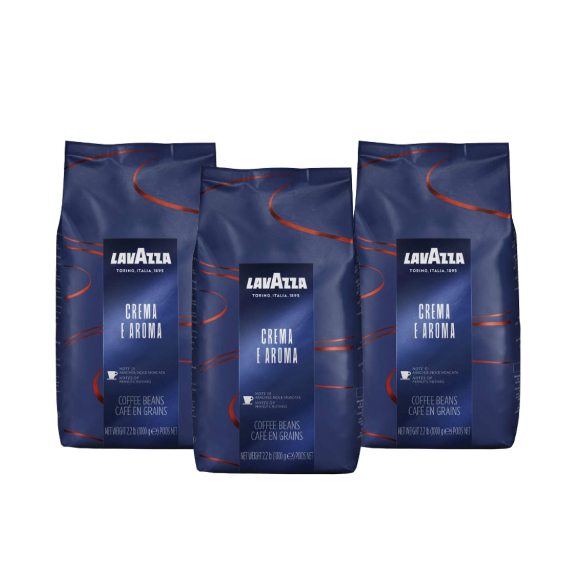 3 ק&quot;ג פולי קפה לוואצה קרמה אי ארומה Lavazza Crema E Aroma