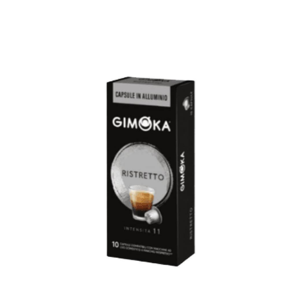 GIMOKA RISTRETTO קפסולות תואמות נספרסו 10 יח׳ ג׳ימוקה ריסטרטו (5904584114341)