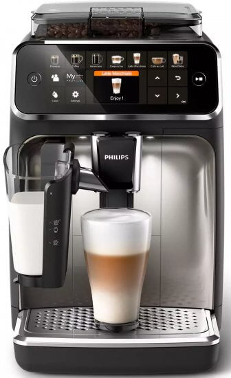 מכונת קפה אוטומטית Philips 5400 Series LatteGo EP5447/90 - צבע שחור