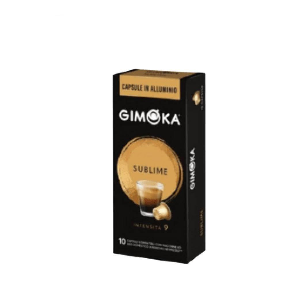 GIMOKA SUBLIME קפסולות תואמות נספרסו 10 יח׳ ג׳ימוקה סאבליים (5904764829861)