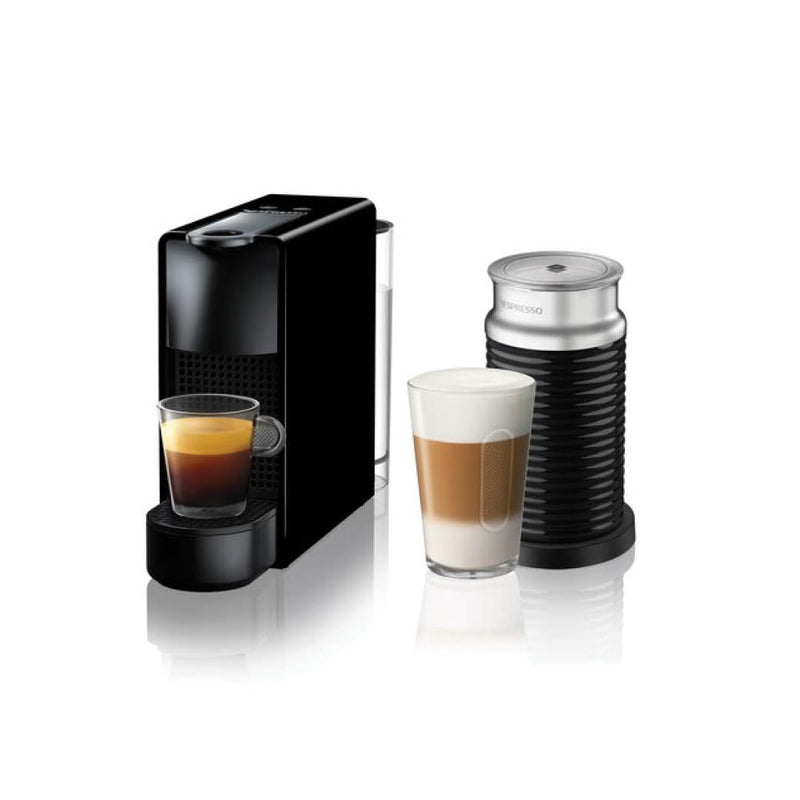 מכונת קפה קפסולות אספרסו Essenza Mini C30 כולל מקציף Nespresso נספרסו שחור