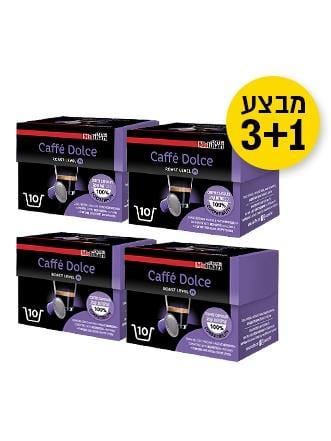 MOLINARI CAFFÉ DOLCE - מארז 3+1 קפסולות קפה מתוק - קפה רויאל (6614741483685)